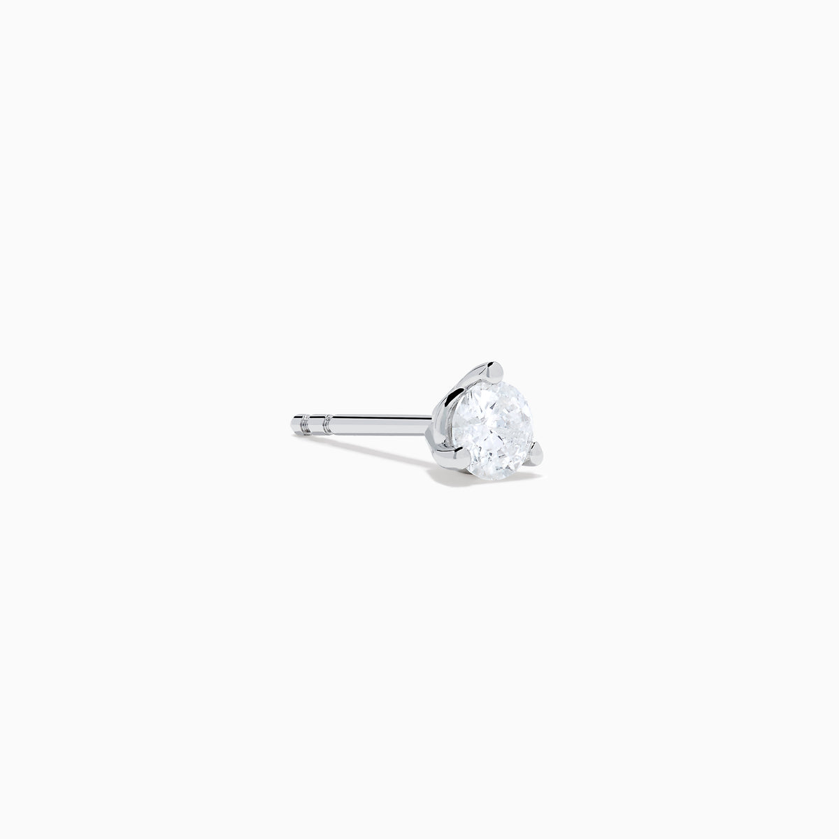 The 14K White Gold 0.50ct Diamond Stud Earrings feature small, round diamonds set in classic white gold, shown against a clean white background.