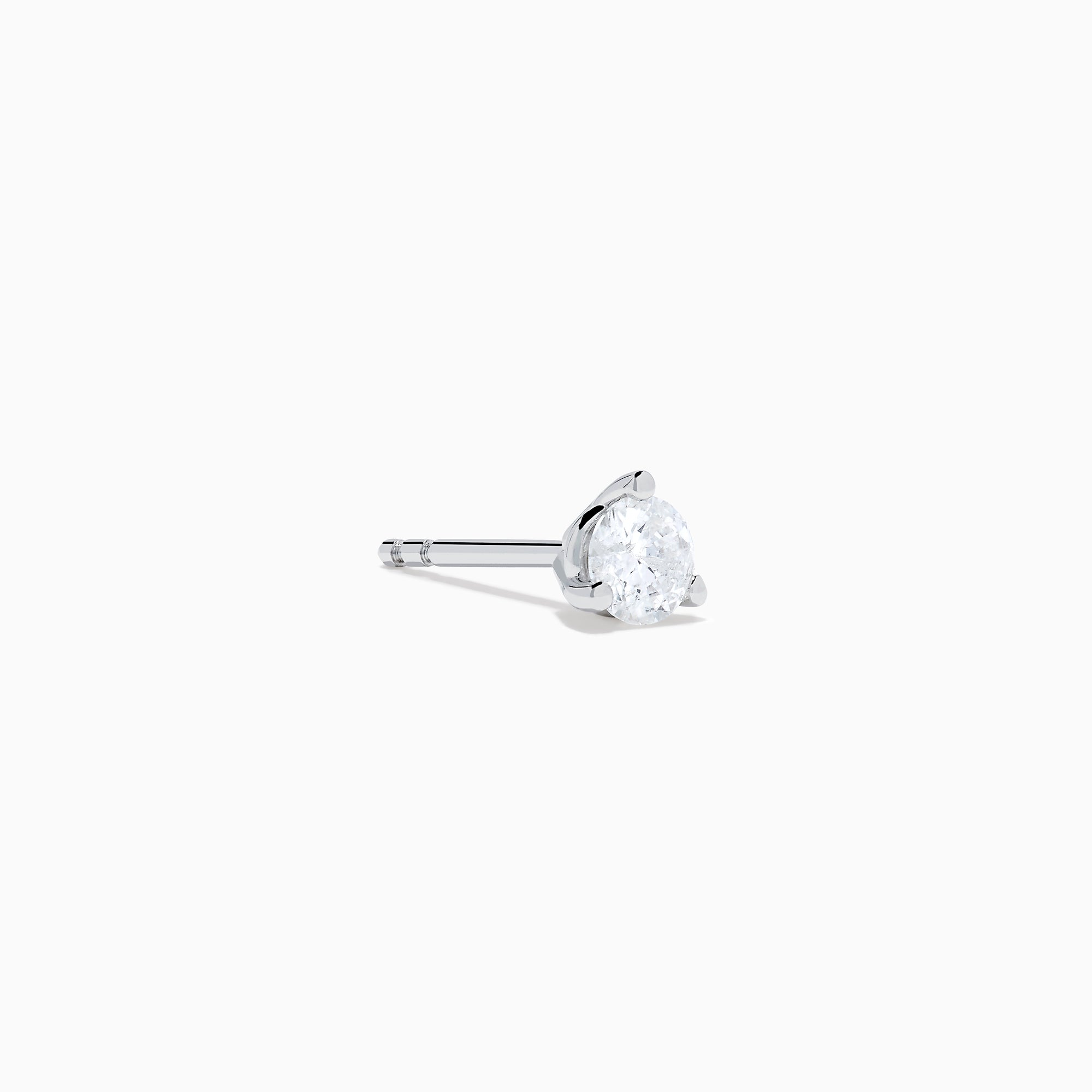 The 14K White Gold 0.50ct Diamond Stud Earrings feature small, round diamonds set in classic white gold, shown against a clean white background.