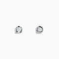 The 925 Sterling Silver Diamond Stud Earrings feature round, clear diamonds set in sterling silver, displayed against a plain white background.