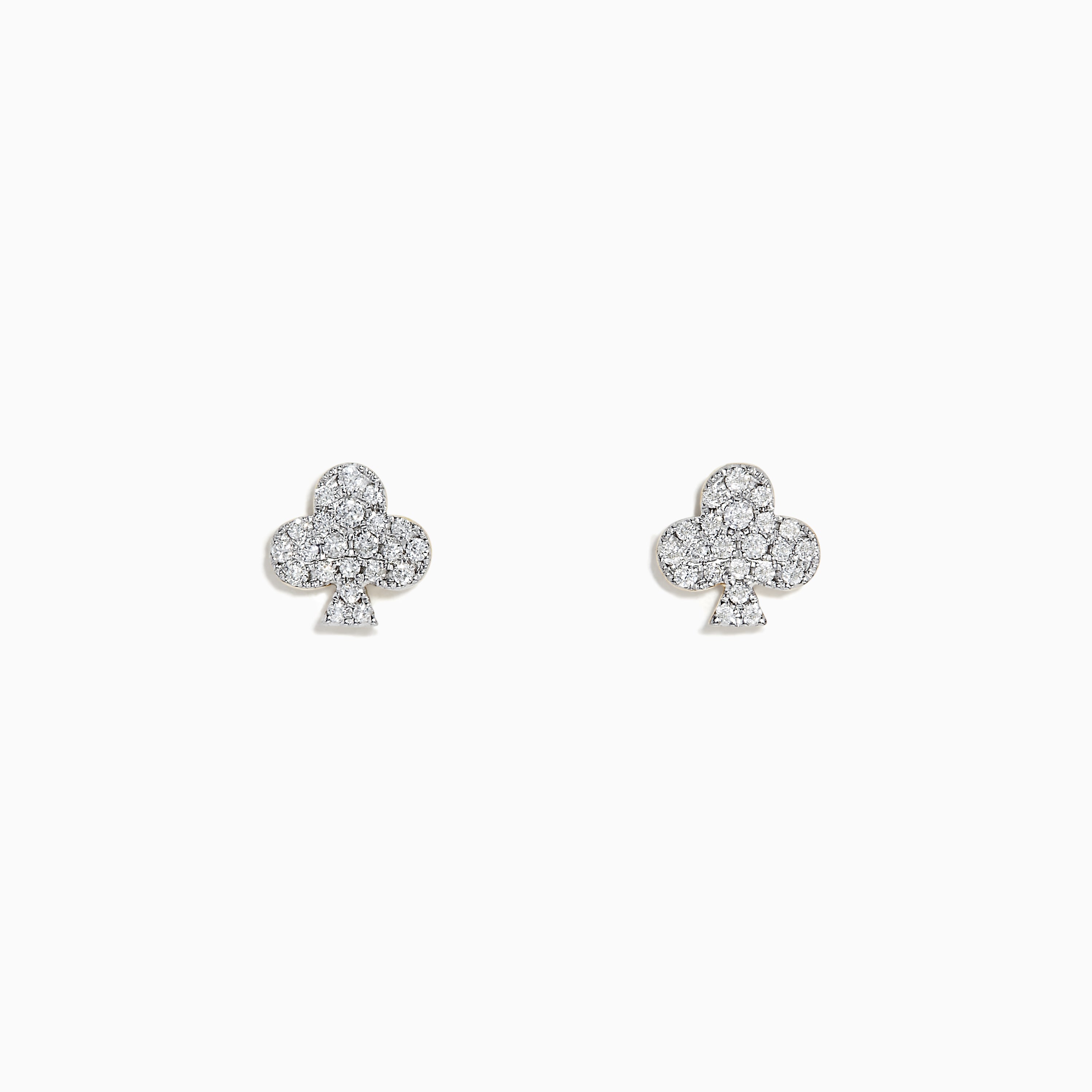 Van Cleef & Arpels Vintage Alhambra White Gold Earrings – Opulent Jewelers