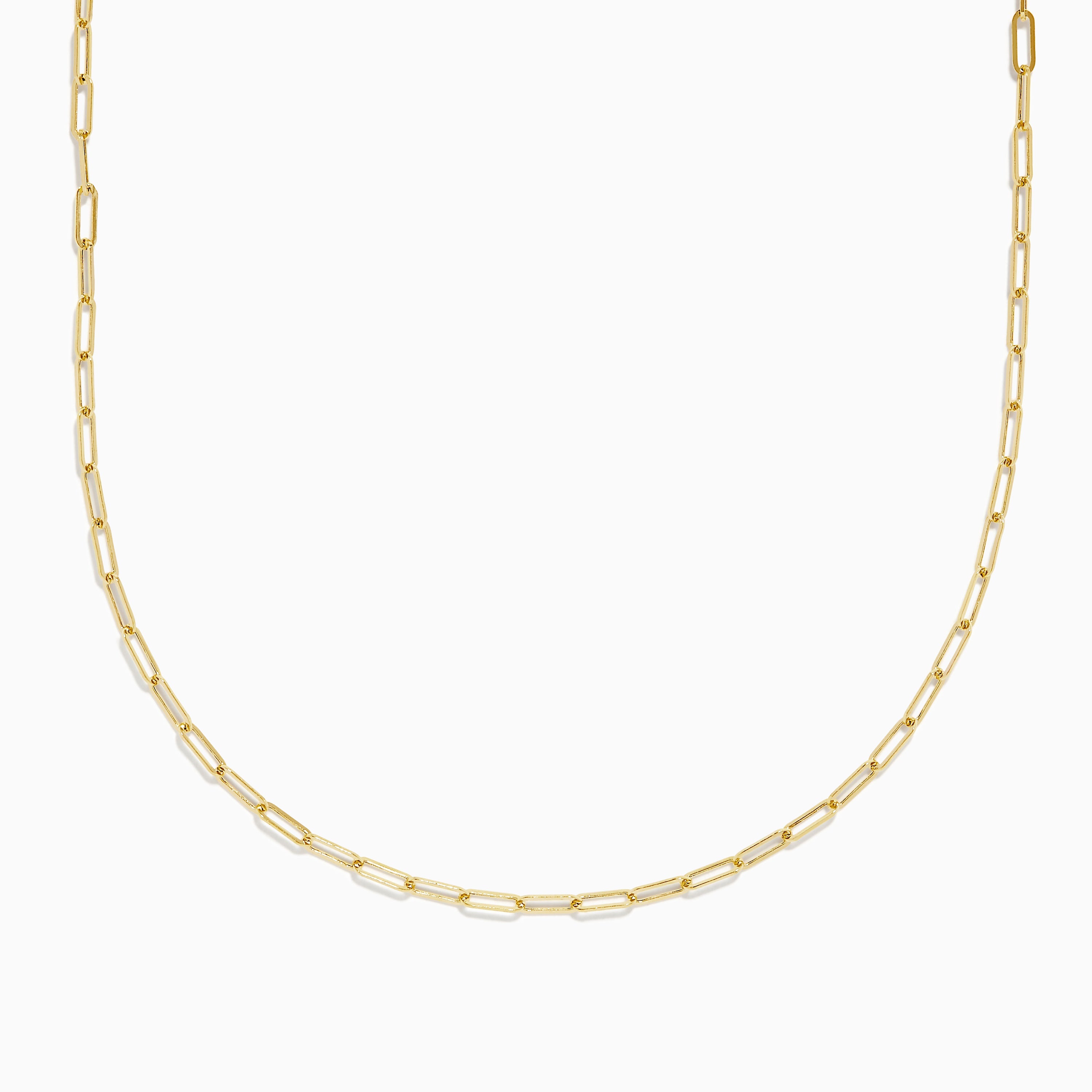 Effy 925 Sterling Silver Gold Plated Chain Link Necklace