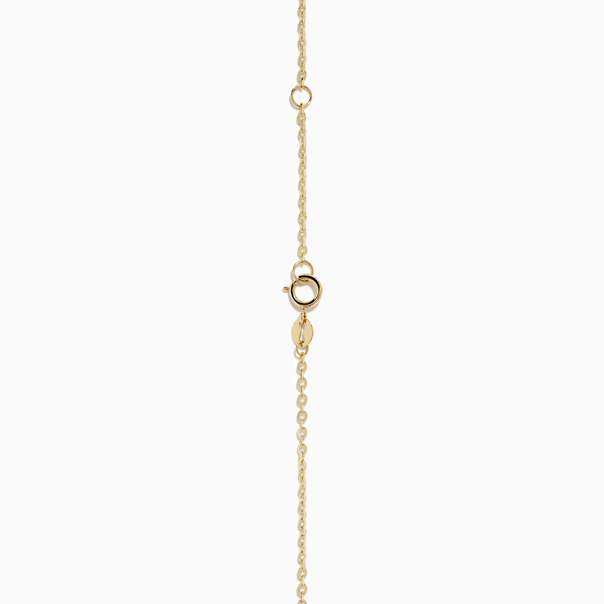 The 14K Yellow Gold MAMA Cable Chain Necklace features a bold "MAMA" pendant in capital letters on a delicate yellow gold cable chain, beautifully displayed against a white background.