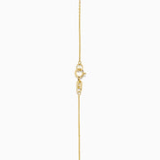 The 14K Yellow Gold Cross Pendant is a polished cross pendant necklace displayed on a plain white background.