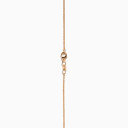 The 14K Two Tone Gold Morganite and Diamond Pendant features a cushion-cut peach morganite surrounded by sparkling diamonds, set in a blend of rose and white gold for an elegant, refined look.