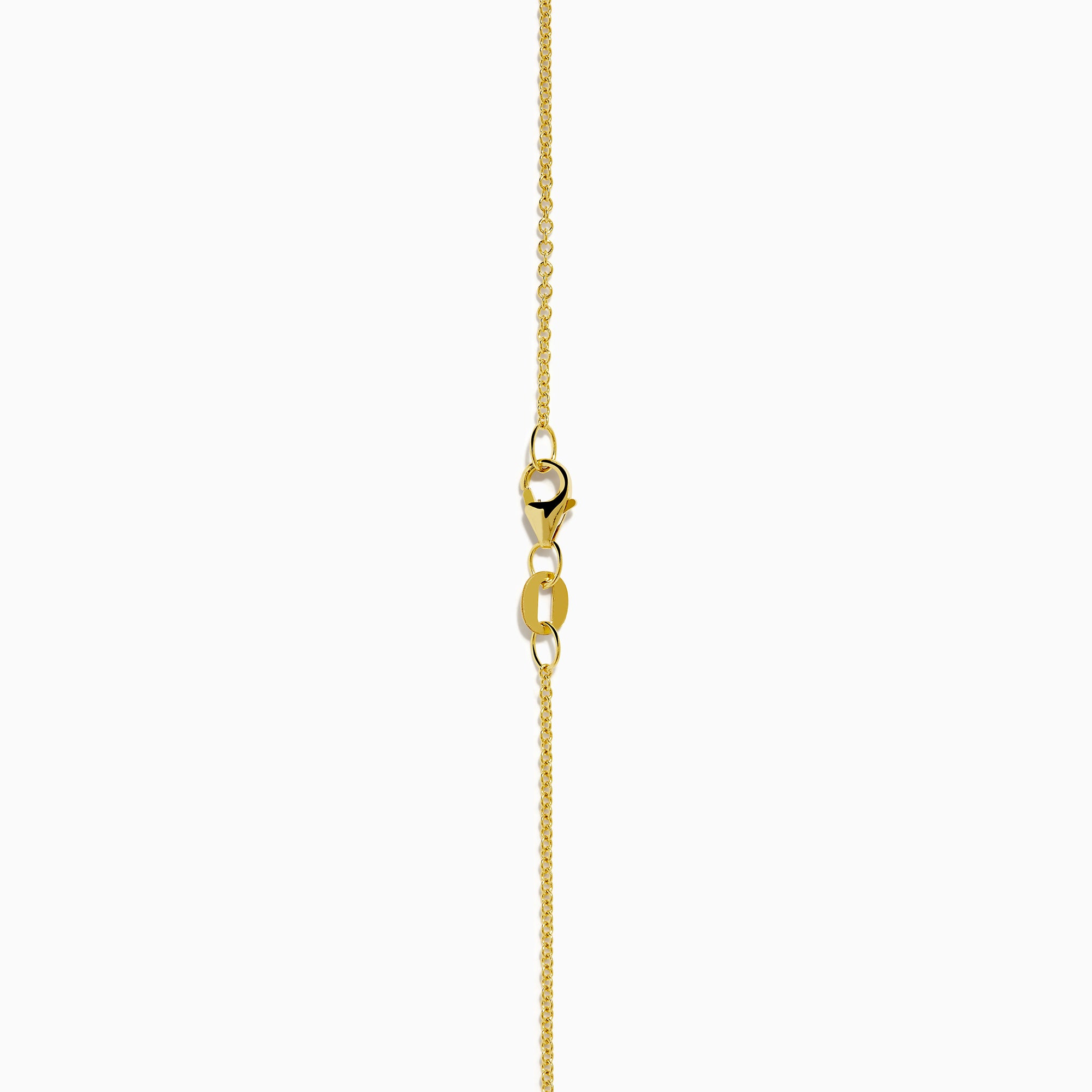The 14K Yellow Gold Turquoise and Diamond Cross Pendant features a turquoise cross accented with sparkling diamonds for an elegant touch.