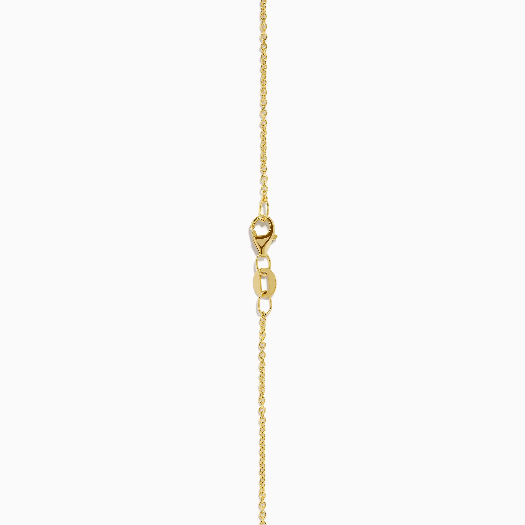 The 14K Yellow Gold London Blue Topaz and Diamond Pendant features two rectangular topaz stones—one accented with diamonds—suspended vertically from a fine gold chain.