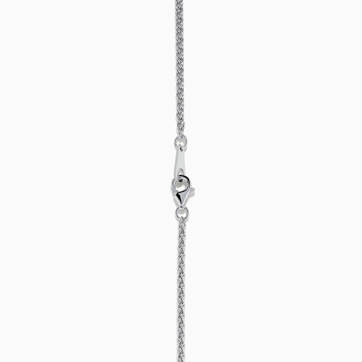 The Ocean Bleu 925 Sterling Silver and 18K Yellow Gold Blue Topaz Pendant features a rectangular faceted blue topaz framed by twisted silver and yellow gold accents on a sterling silver chain.