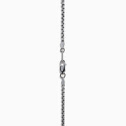 Men's Sterling Silver Black Spinel Evil Eye Pendant