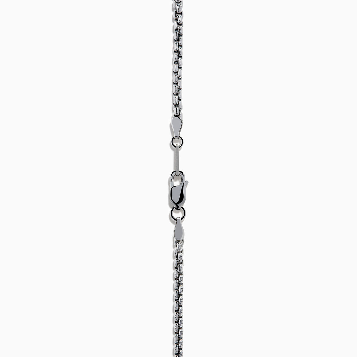 Men's Sterling Silver Black Spinel Evil Eye Pendant