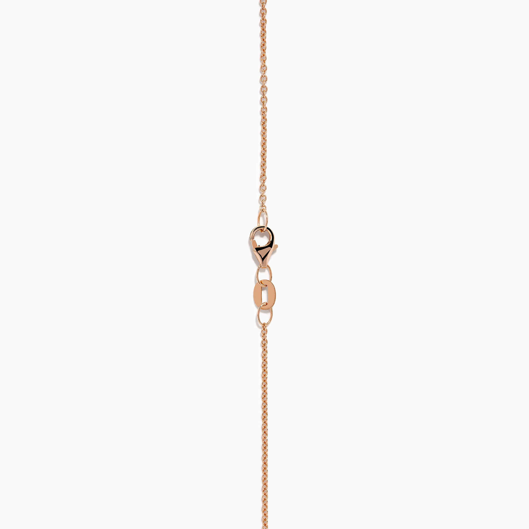 The Blush 14K Rose Gold Morganite and Diamond Teardrop Pendant showcases a teardrop morganite center, encircled by diamonds, with a round diamond cluster above, set against a white background.