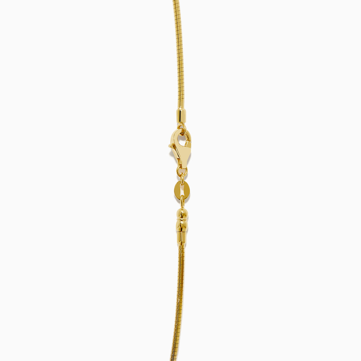 The Mosaic 14K Yellow Gold Multi Color Gemstone and Diamond Pendant features a thin gold chain with a round, barrel-shaped pendant set in a vibrant mosaic of red, purple, orange, green, and blue gemstones.