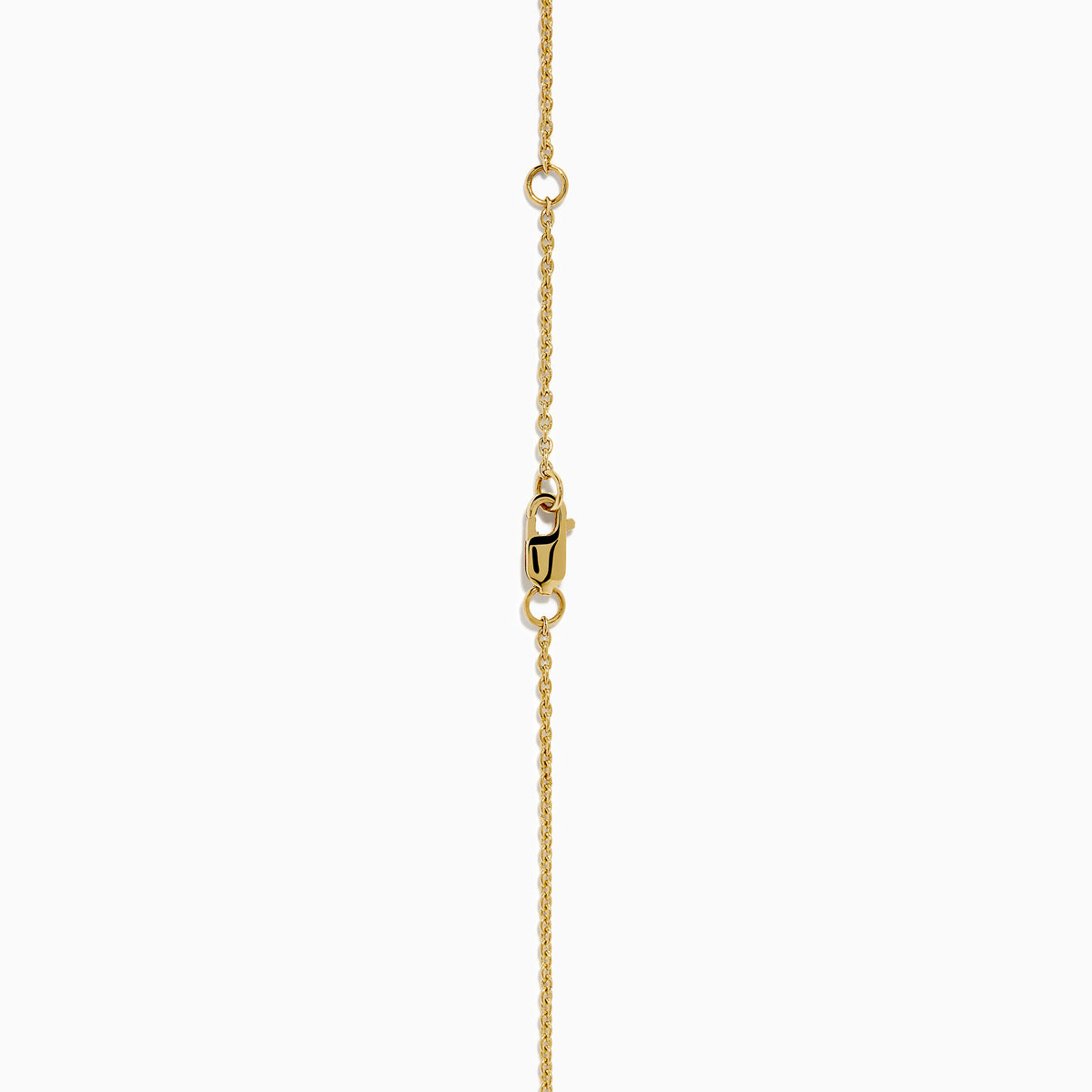 Lab Grown Diamond 1.00ct Hexagon Solitaire Necklace in 14K Yellow Gold—a striking gold chain necklace showcasing a hexagonal pendant with a central lab grown diamond, beautifully displayed on a white background.
