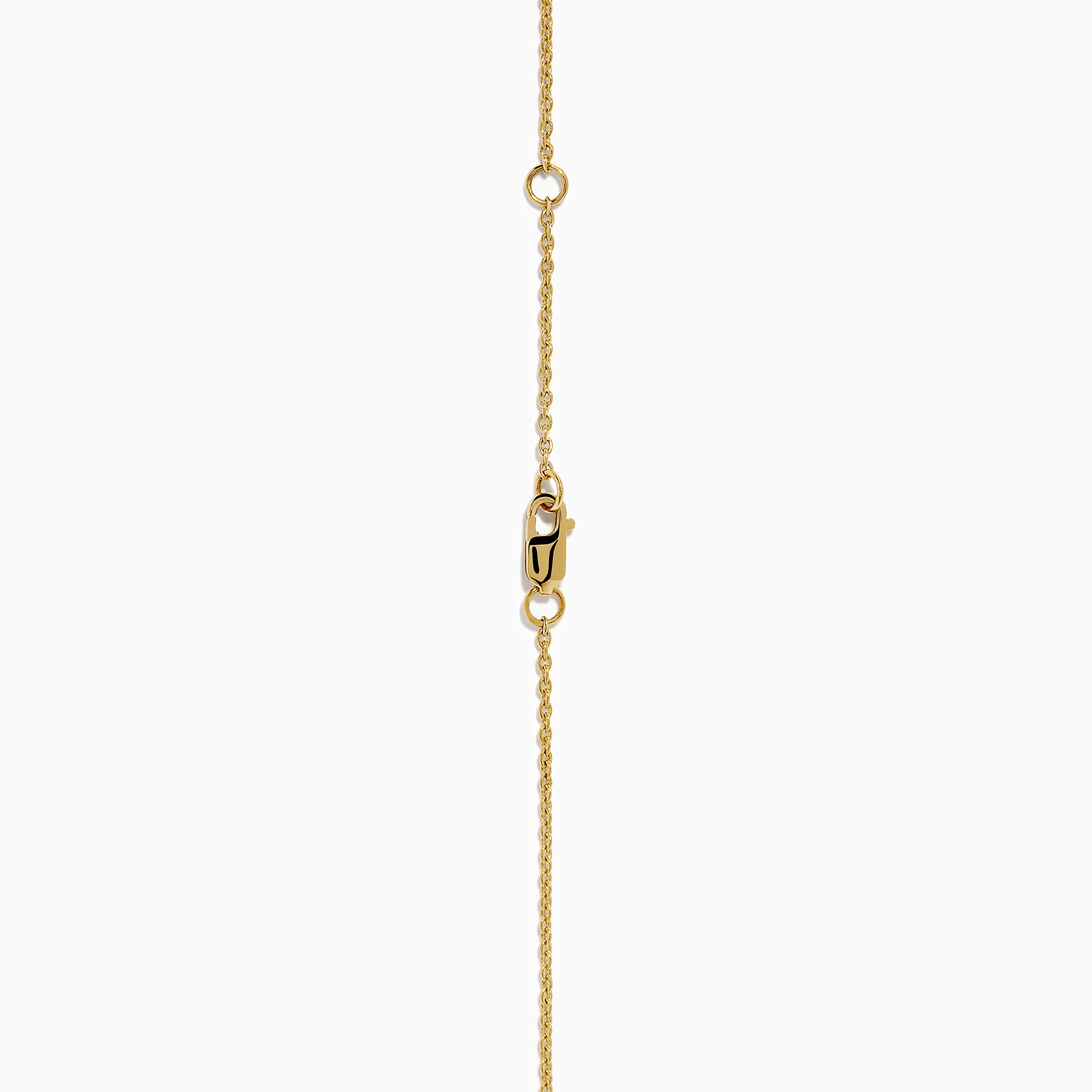 Lab Grown Diamond 1.00ct Hexagon Solitaire Necklace in 14K Yellow Gold—a striking gold chain necklace showcasing a hexagonal pendant with a central lab grown diamond, beautifully displayed on a white background.