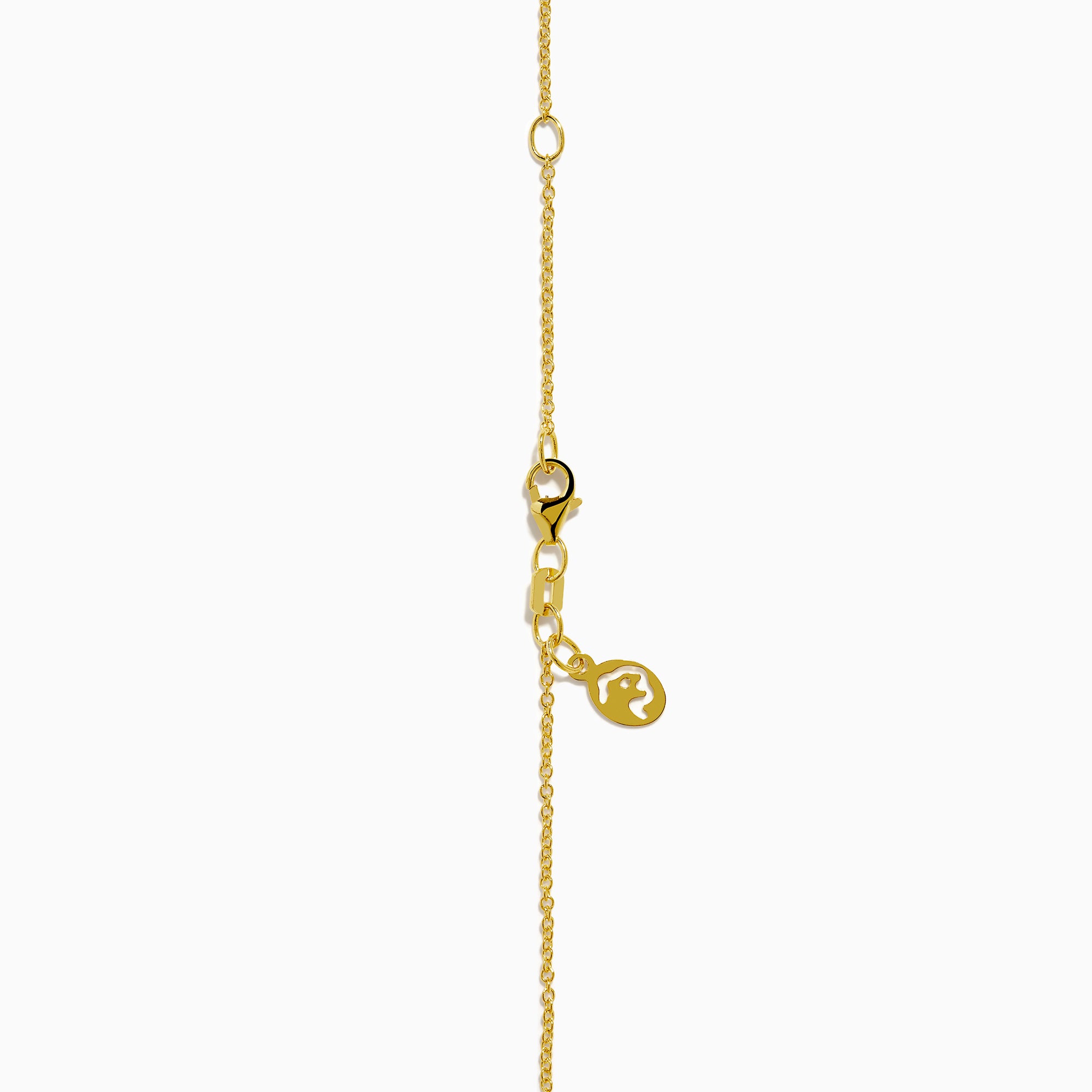 The 14K Yellow Gold Diamond Love Knot Pendant features intertwined loops with small, sparkling diamonds, creating an elegant look. Shown against a white background on a gold chain necklace.