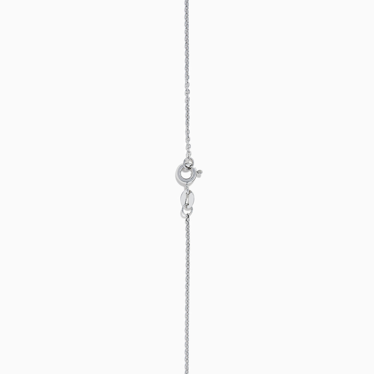 The Aquarius 14K White Gold Aquamarine and Diamond Heart Necklace features a heart-shaped aquamarine pendant with two small round diamonds set along its delicate chain.