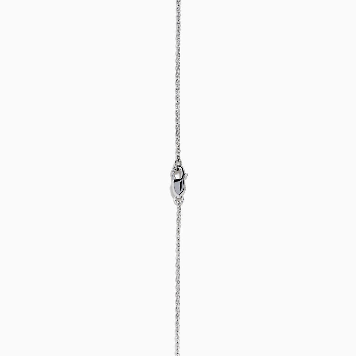 The Lab Grown Pear and Round Diamond Butterfly Pendant in 14K White Gold features four clear, pear-cut lab-grown diamonds set on a delicate silver chain, creating an elegant butterfly that sparkles beautifully.