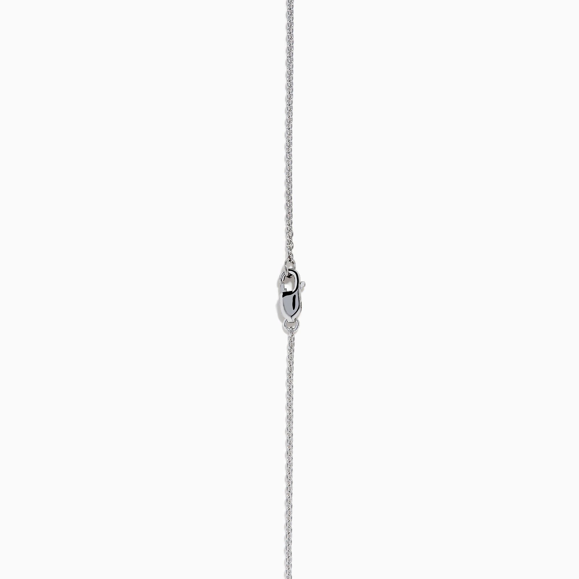 The Lab Grown Pear and Round Diamond Butterfly Pendant in 14K White Gold features four clear, pear-cut lab-grown diamonds set on a delicate silver chain, creating an elegant butterfly that sparkles beautifully.