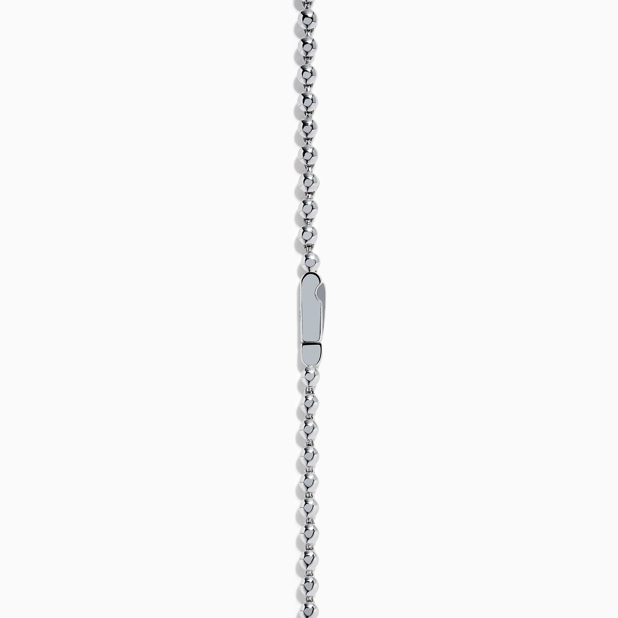 The Lab Grown Round Diamond 8.97ct Lariat Necklace in 14K White Gold features a Y-shaped line of lab grown diamonds ending in a larger single diamond, shown on a white background.