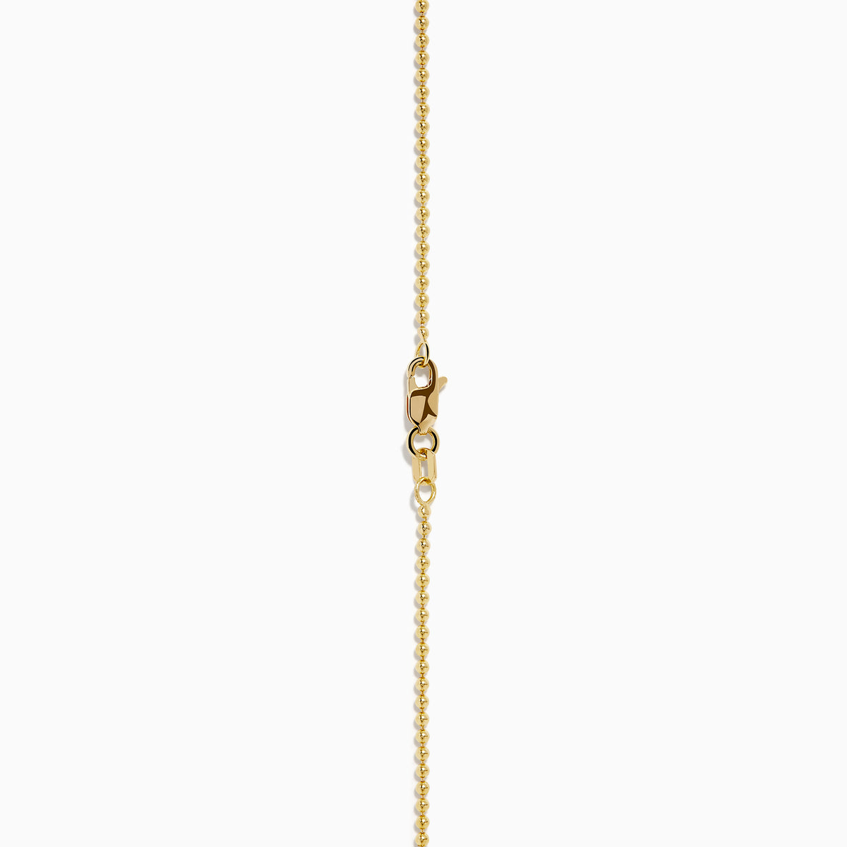Lab Grown Diamond Emerald-Cut Bezel-Set Solitaire Necklace in 14K Yellow Gold