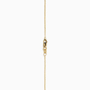 Lab Grown Diamond Pear Bezel-Set Solitaire Pendant in 14K Yellow Gold