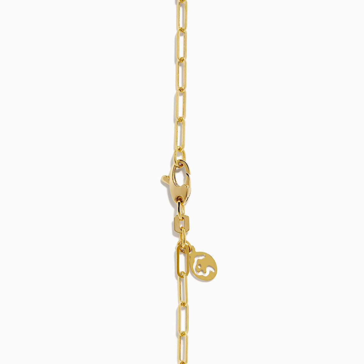 The Novelty 14K Yellow Gold Diamond Heart Lock Pendant is a yellow gold chain necklace with a diamond heart padlock, adorned with sparkling stones and a central keyhole design.