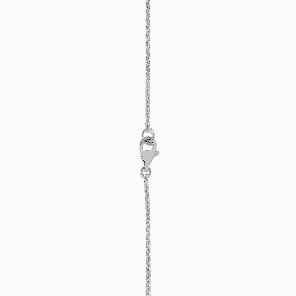 The Canare 18K Two Tone Gold White and Yellow Diamond Necklace features a square pendant with yellow and white diamonds, bordered by smaller white stones, hanging from a delicate chain set with round gemstones.