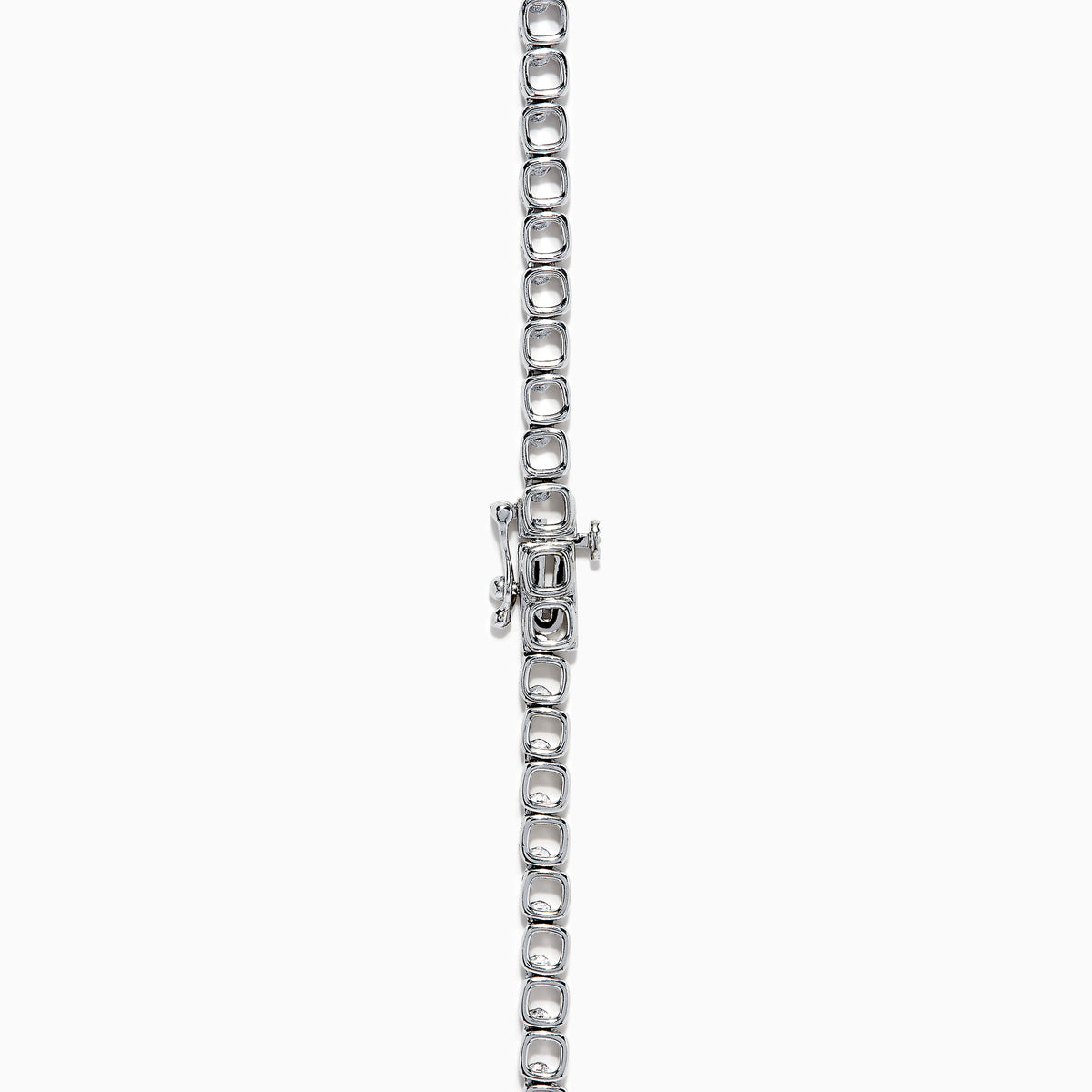 The Canare 18K Two Tone Gold White and Yellow Diamond Necklace showcases square yellow diamonds, each framed by small white diamonds, evenly set along the chain for a refined two-tone gold effect.