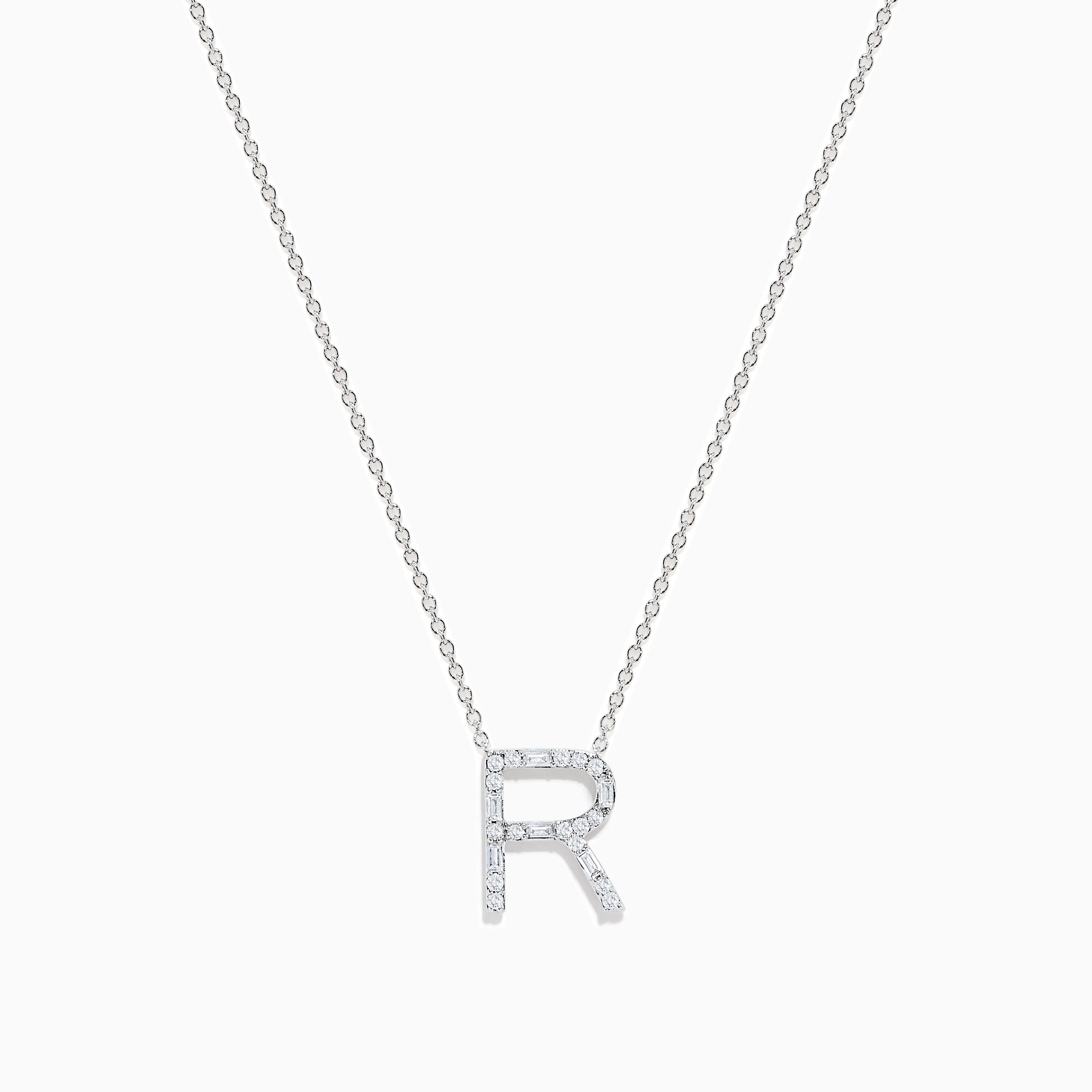 13678 - Silver (925) gold-plated necklace - letter R - Letters - Silver  Jewelry - Necklaces without stones - Jewelry Wholesale On-line Sentiell