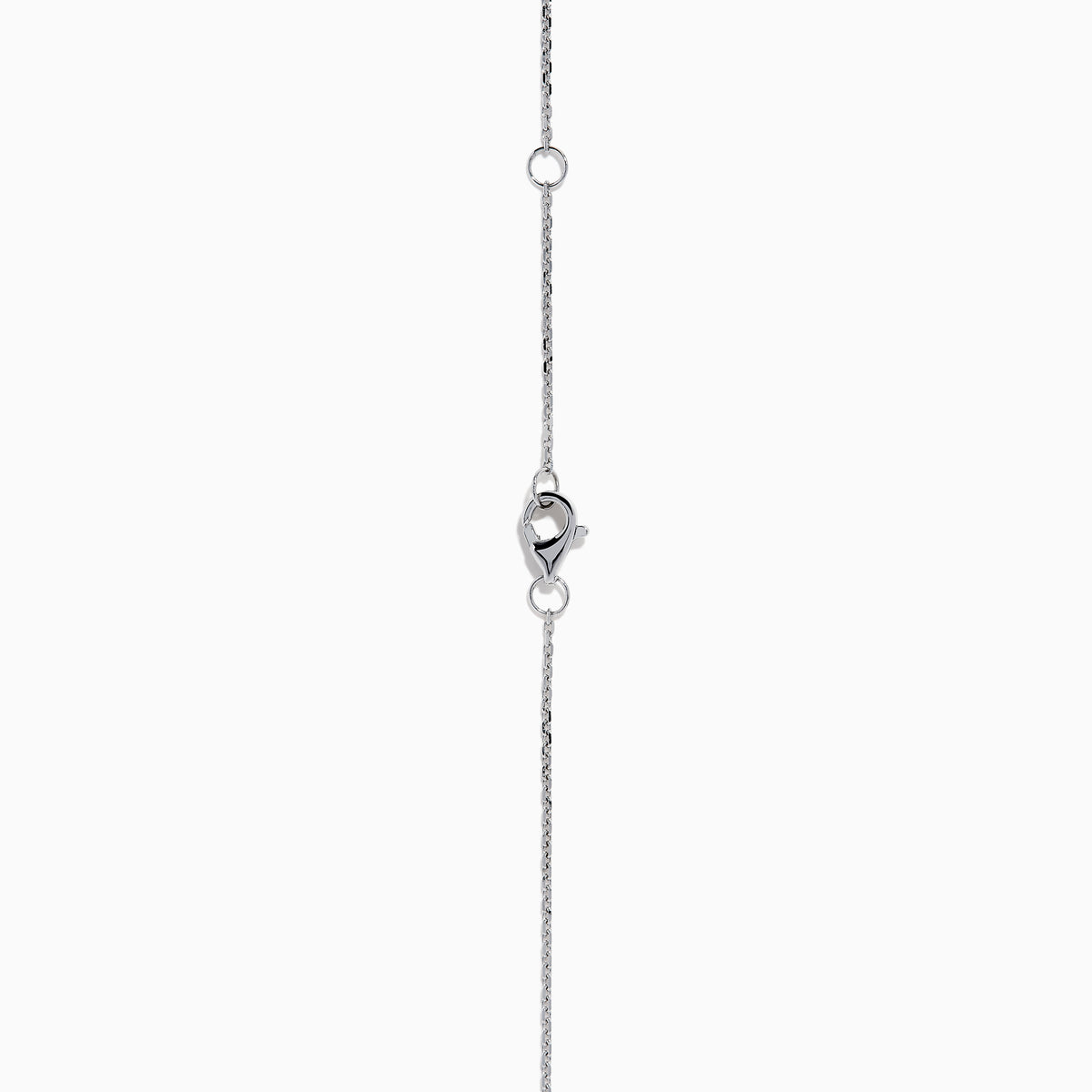 The 18K Tri-Color Gold Natural Yellow, Pink and White Diamond Circle Necklace showcases a round pendant with three rows of diamonds in pink, yellow, and white, displayed on a delicate silver chain against a white background.