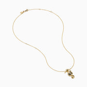 14K Yellow Gold Diamond Seahorse Pendant
