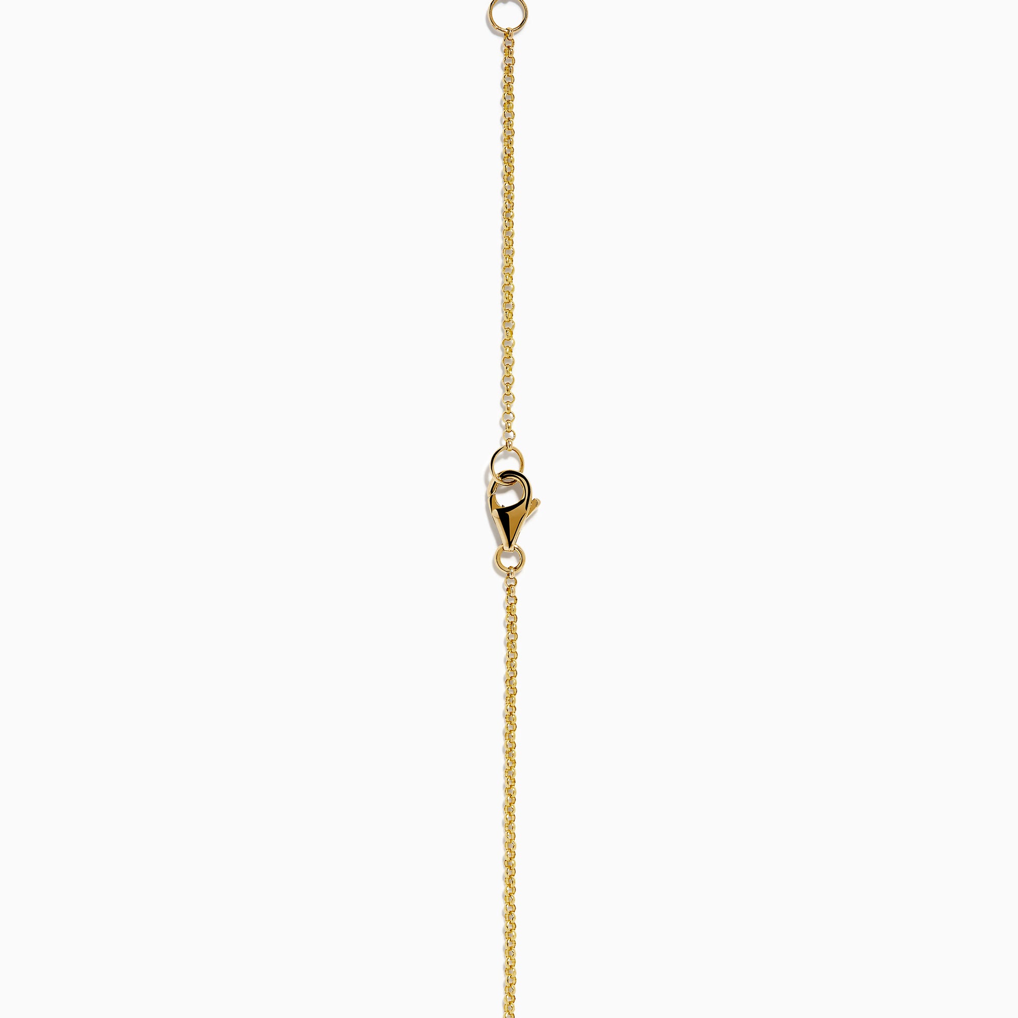 The 14K Yellow Gold Multi Sapphire and Diamond Collar Necklace showcases a curved row of white diamonds with green, blue, pink, orange, and yellow sapphires hanging below in a vibrant gradient design.
