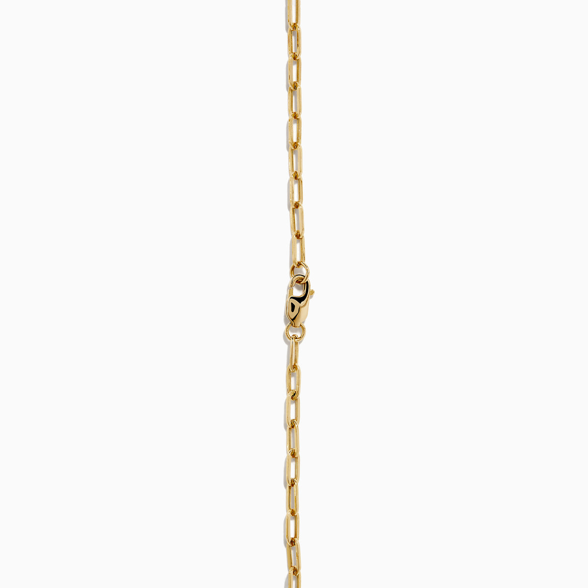 The Signature 14K Yellow Gold Diamond and Emerald Panther Necklace features an emerald panther head with green eyes and a sparkling circular ring, set against a white background.