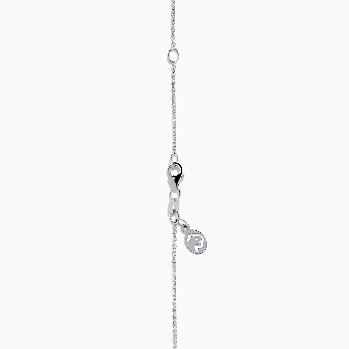 A Lab Grown Blue and White Diamond Starfish Pendant in 14K Two Tone Gold, featuring a round starfish design accented with blue gemstones and lab grown diamonds.