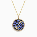 The Seaside 14K Yellow Gold Tanzanite & Diamond Starfish Pendant features shimmering tanzanite and diamonds set in a delicate yellow gold starfish design.