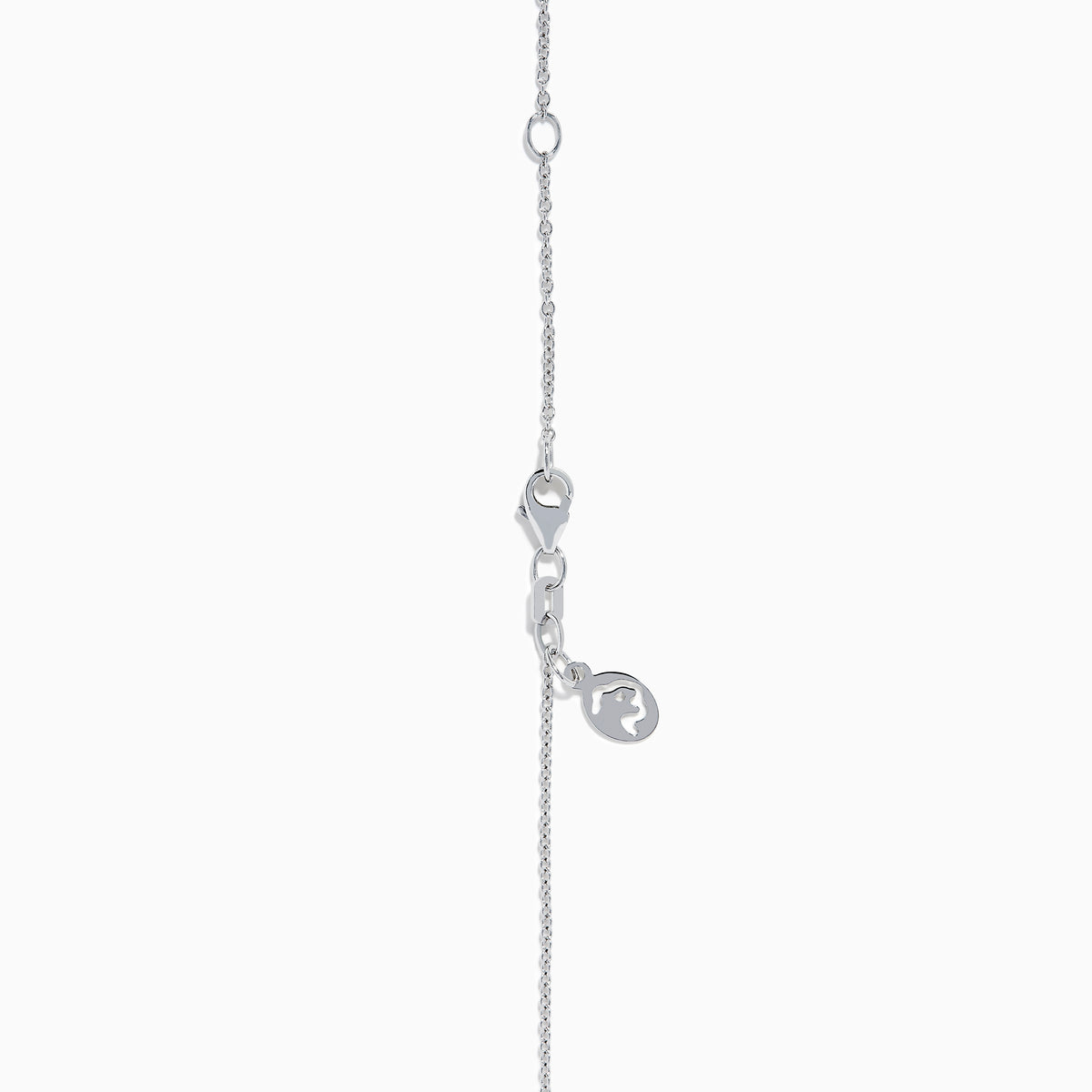 The 14K Two Tone Gold White and Yellow Diamond Cluster Pendant features a square of yellow gemstones framed by white gemstones on a delicate chain.