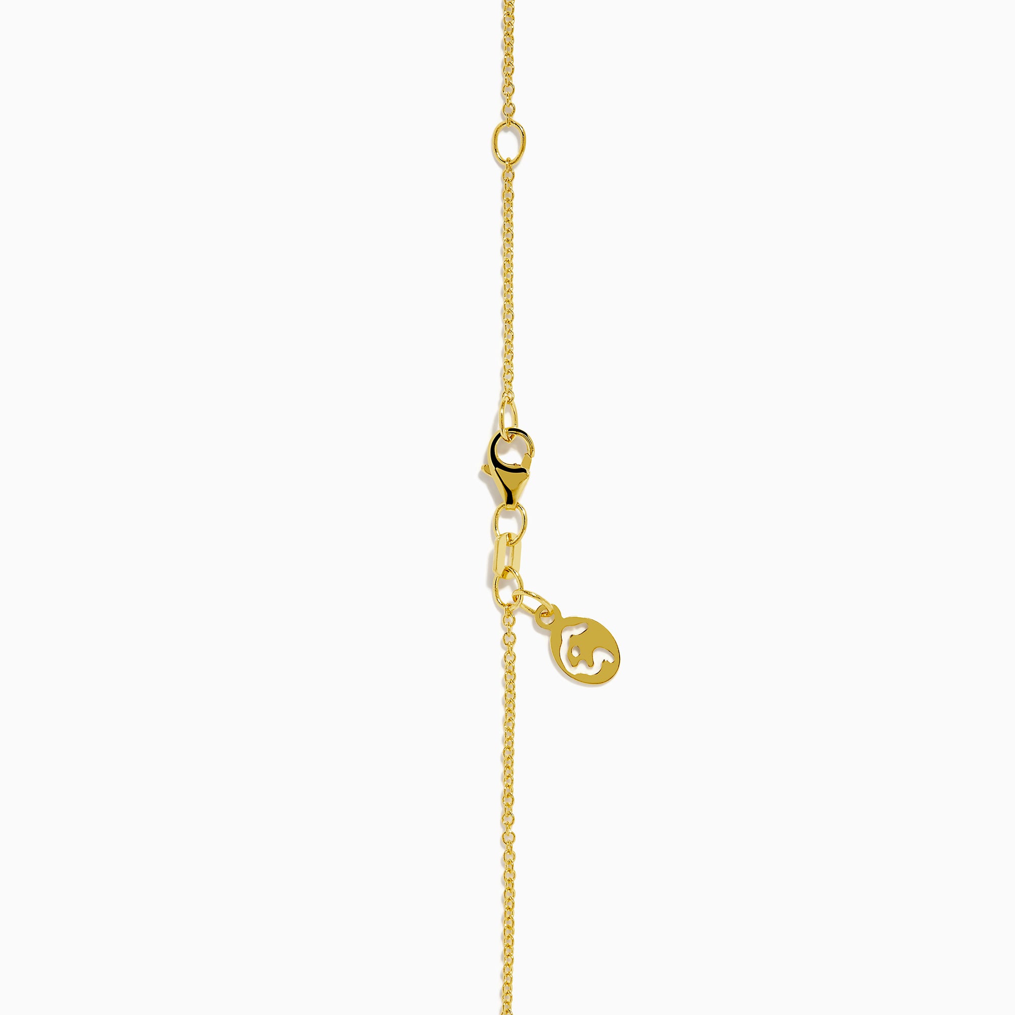 The 14K Two Tone Gold Yellow and White Diamond Pave Crossover Pendant features intertwined yellow and white gold bands, both encrusted with sparkling diamonds, suspended from a classic gold chain necklace.
