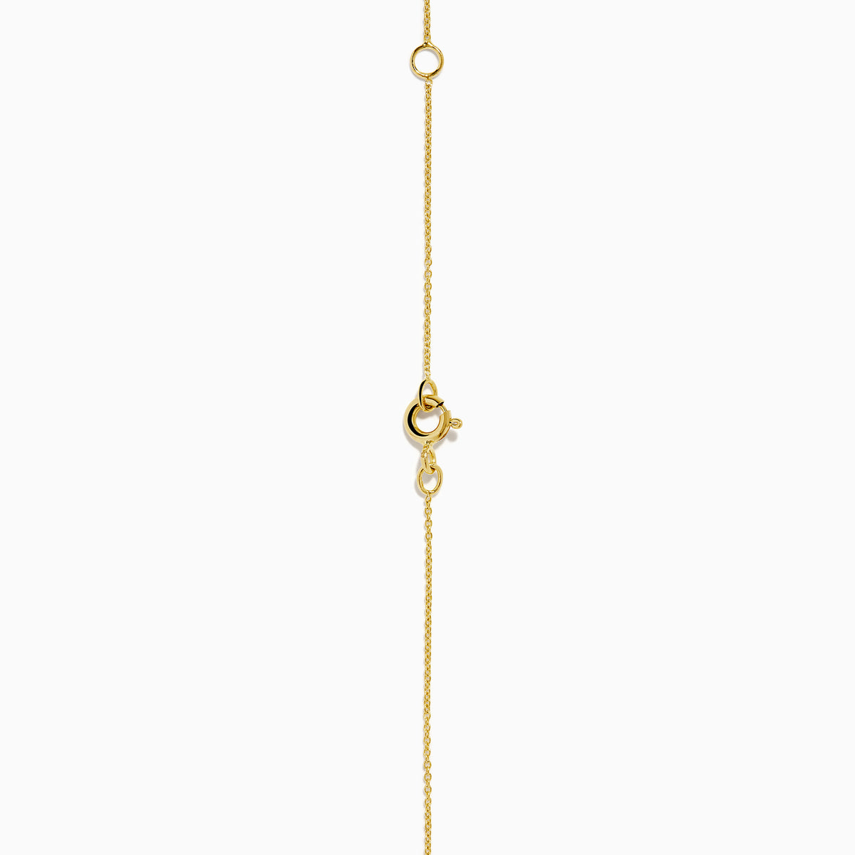 14K Yellow Gold Ruby, Diamond, and Enamel Pendant featuring a delicate gold chain, round pendant with blue and green enamel, a central ruby teardrop, and a sunburst of small clear stones.
