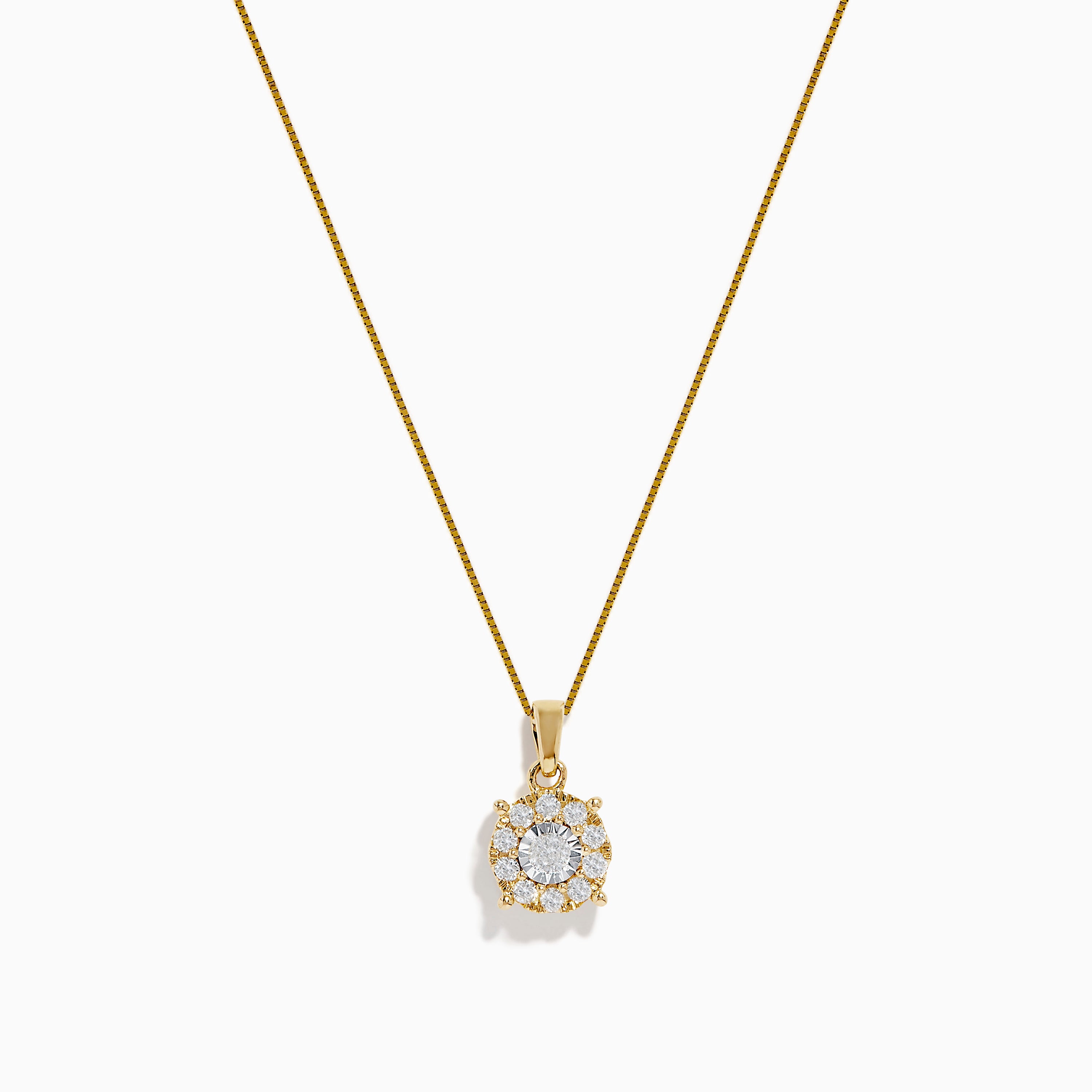 Effy Bouquet 14K Two-Tone Diamond Pendant