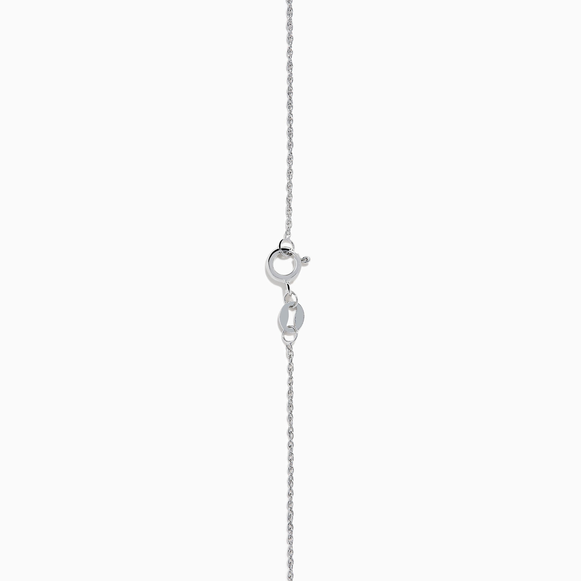 The 925 Sterling Silver Diamond Star of David Pendant is showcased on a silver chain, elegantly displayed against a white background.