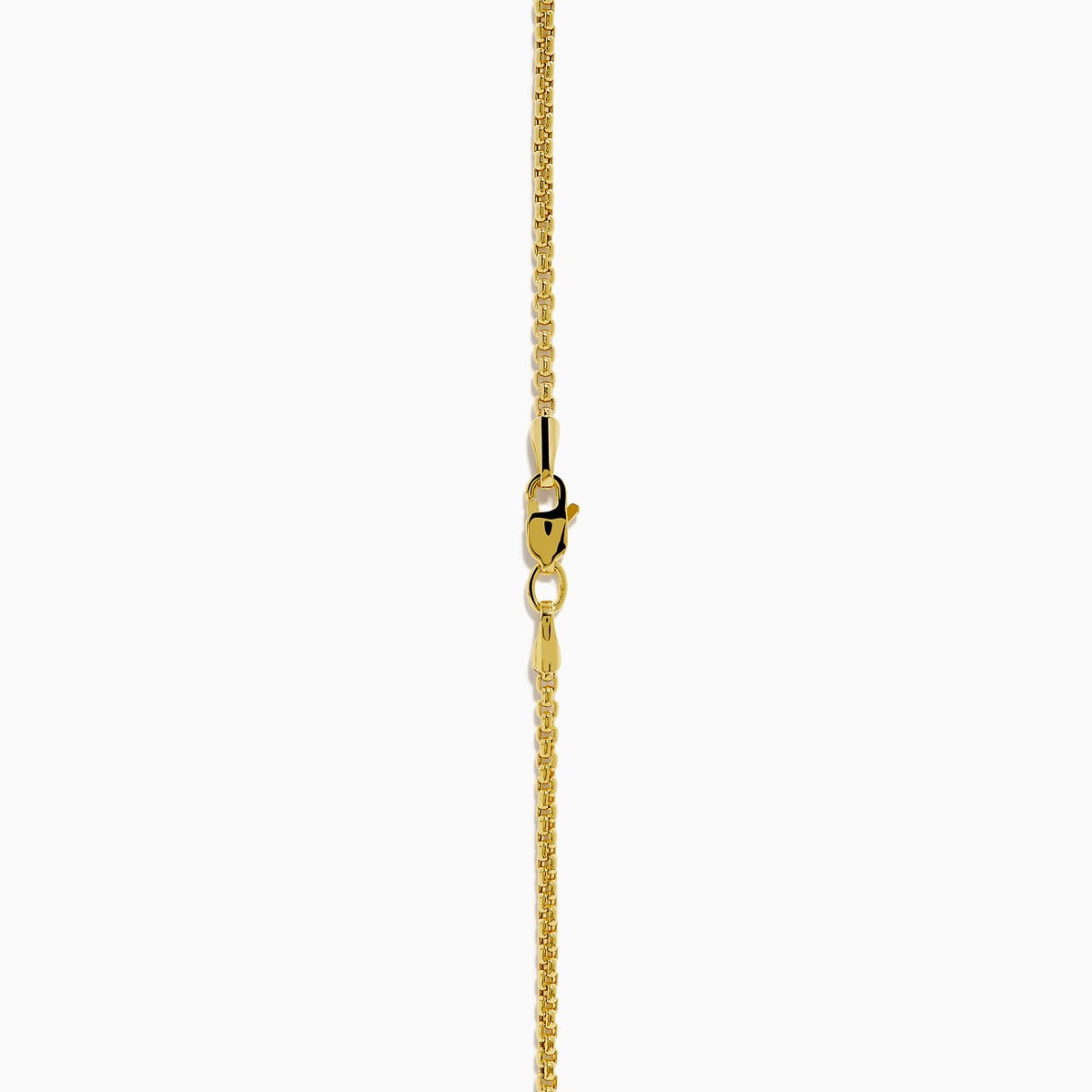 The Men's 14K Yellow Gold Black Diamond Anchor Pendant features a yellow gold chain and an anchor-shaped pendant adorned with small black diamonds, geometric details at the top, and pointed arrow-like ends.