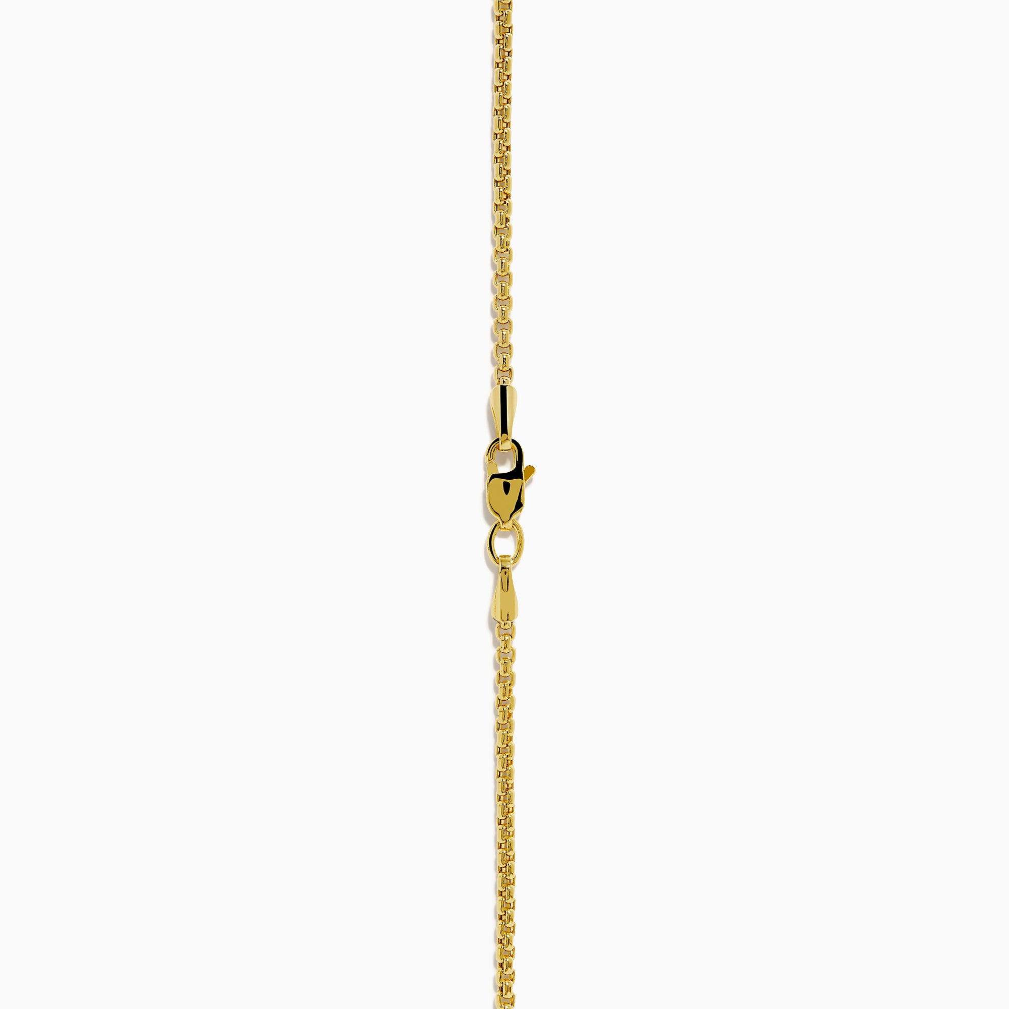 The Men's 14K Yellow Gold Black Diamond Anchor Pendant features a yellow gold chain and an anchor-shaped pendant adorned with small black diamonds, geometric details at the top, and pointed arrow-like ends.