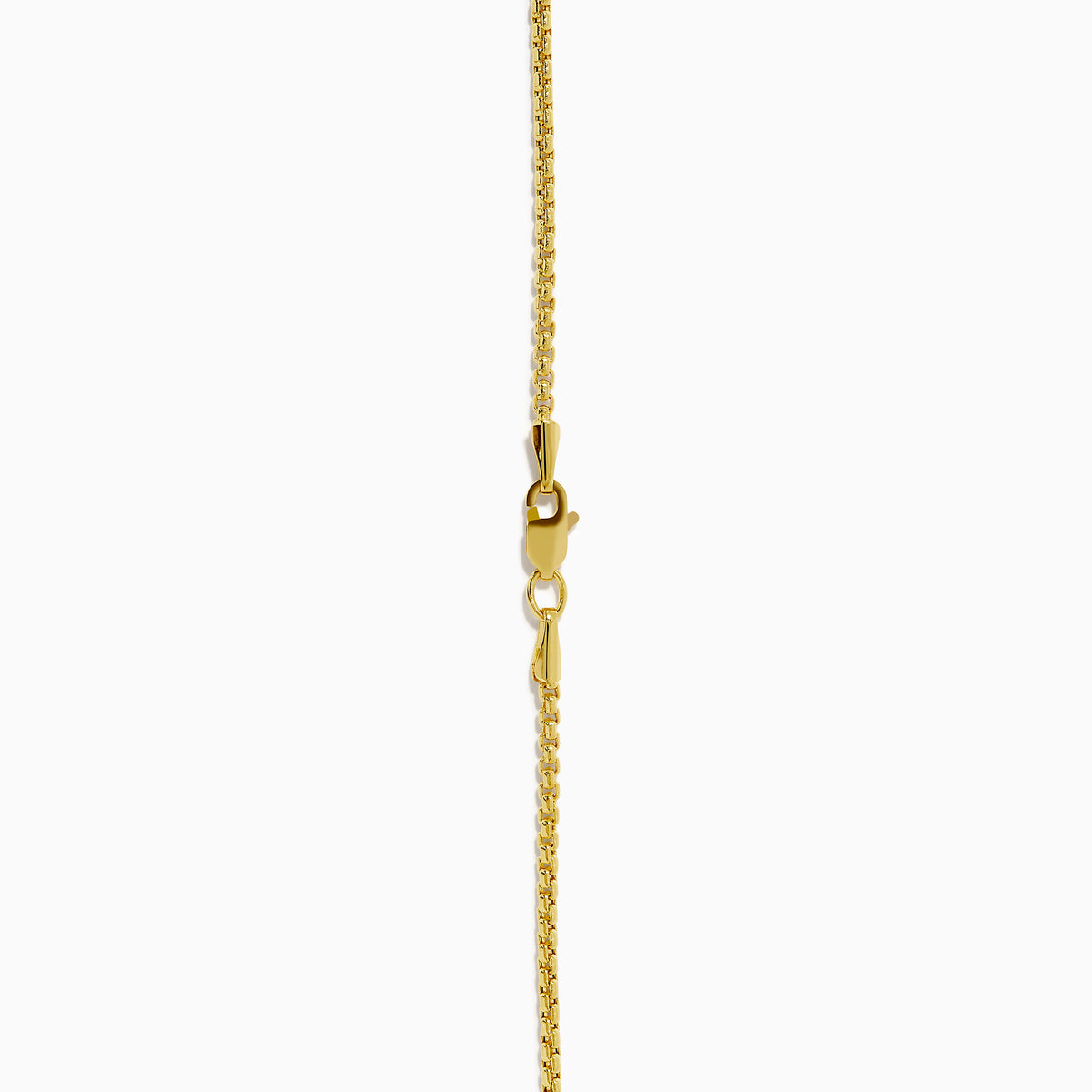 Men's 14K yellow gold dog tag pendant featuring malachite bordered by black onyx and gold accents, divided horizontally by a slim black bar with sparkling details.