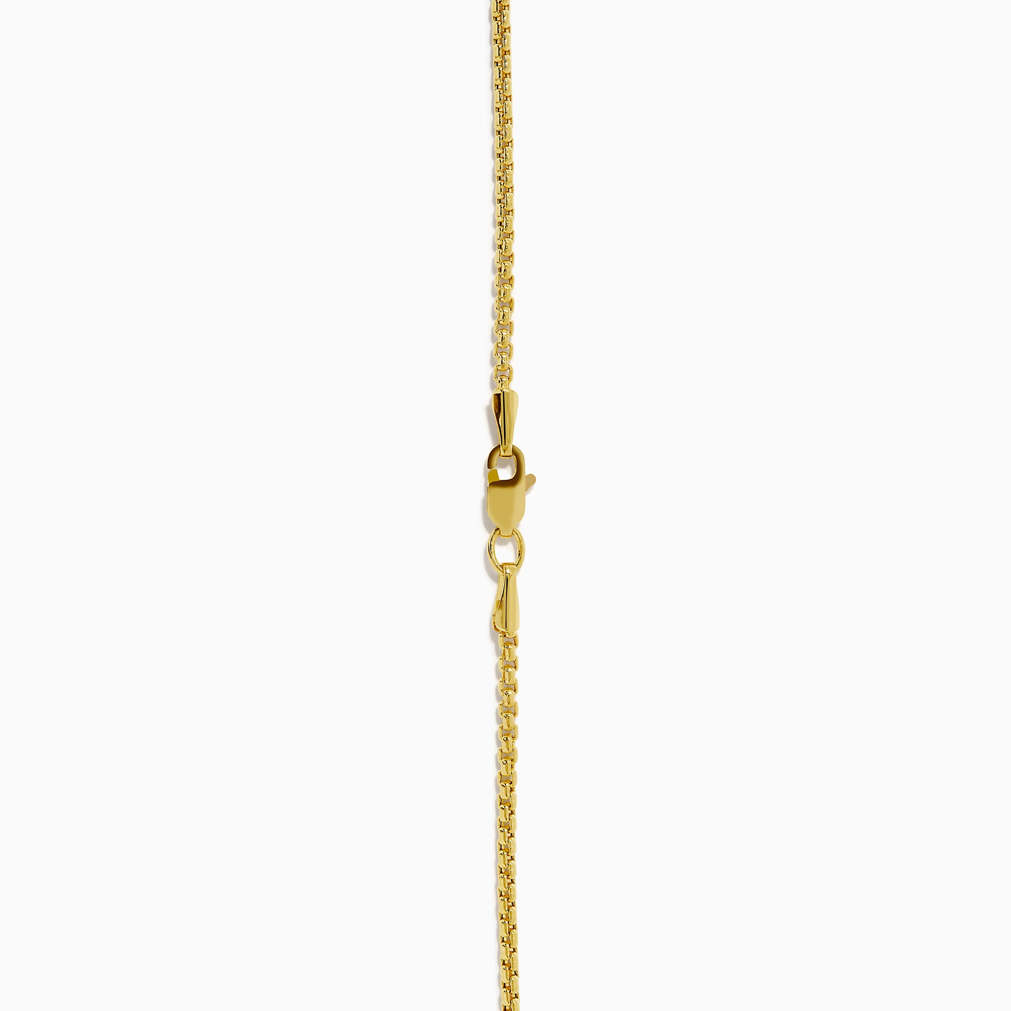 Men's 14K yellow gold dog tag pendant featuring malachite bordered by black onyx and gold accents, divided horizontally by a slim black bar with sparkling details.