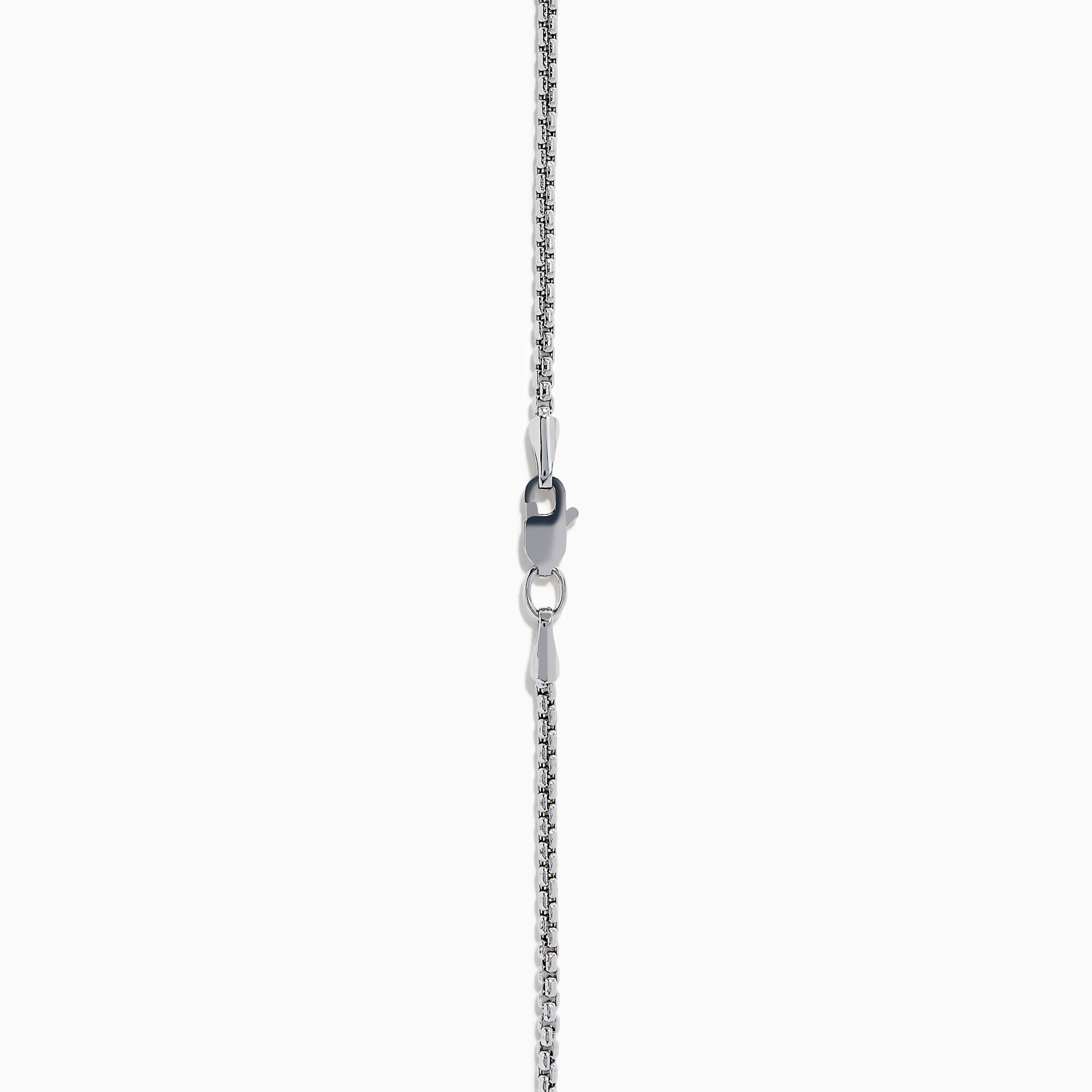 Men's 14K White Gold Ruby, Blue Sapphire and Diamond Eagle Pendant