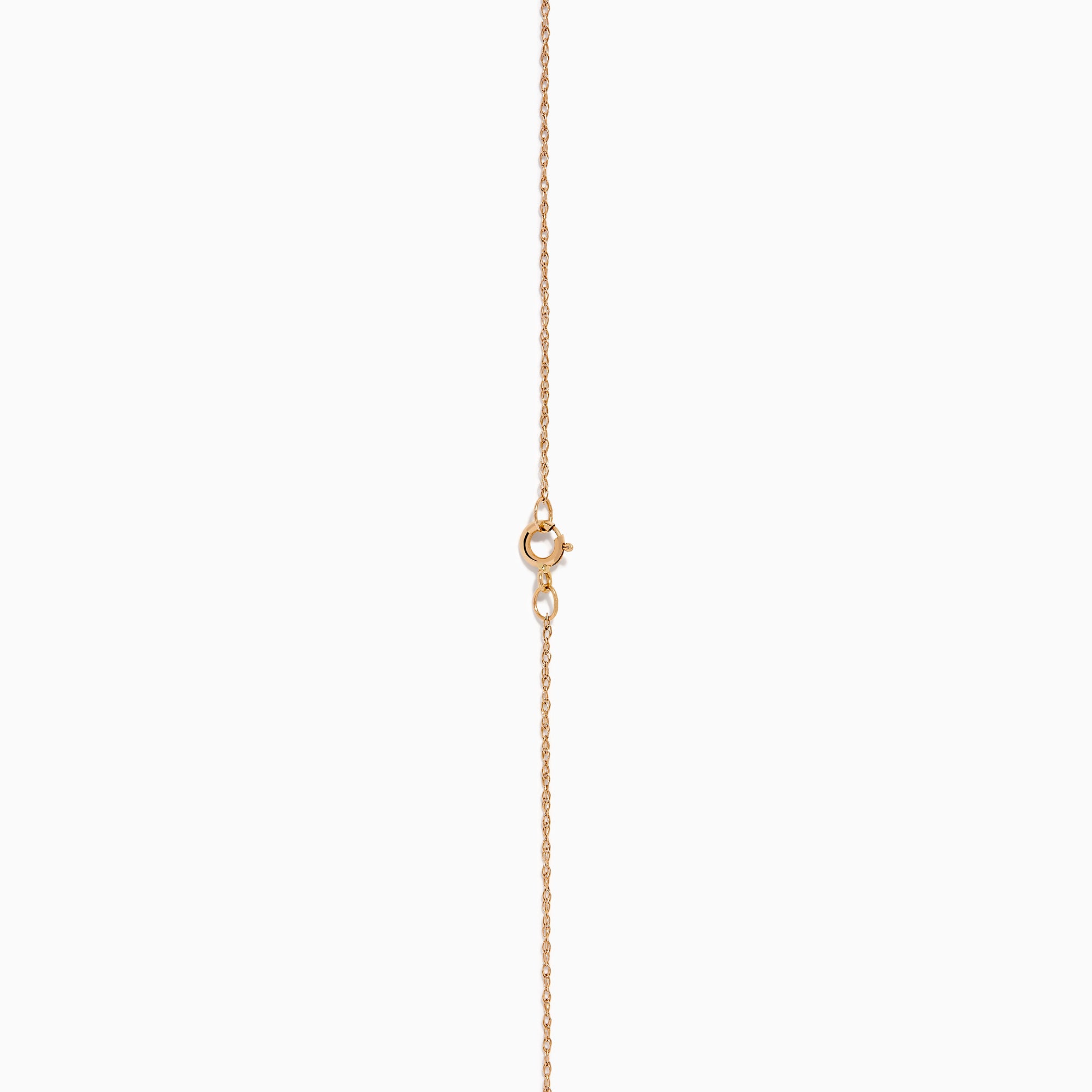 The Espresso 14K Two Tone Gold Pendant showcases brown and white diamonds in a vertical design, set on a delicate gold chain for a refined, elegant touch.