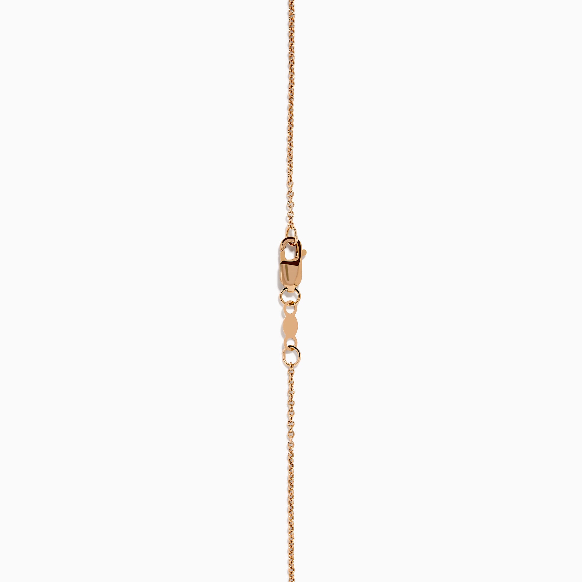 The 14K Rose Gold Brown and White Diamond Pendant features a flower-shaped design with a central brown and white diamond, accented by clear stones, shown on a white background.