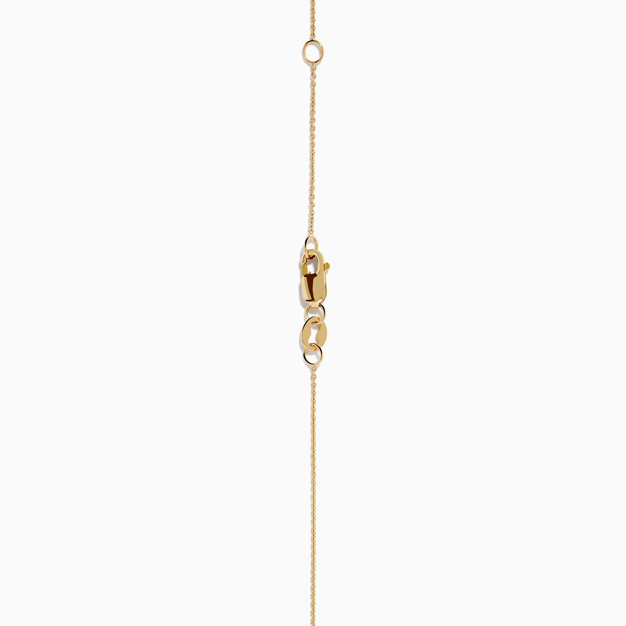 The 14K Yellow Gold Brown and White Diamond Pendant features a delicate gold chain with a central brown diamond, accented by smaller white diamonds in a floral-inspired design.