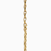The Sunset 14K Yellow Gold Citrine and Diamond Pendant showcases a circular diamond loop holding a large, emerald-cut citrine gemstone for an elegant, eye-catching look.