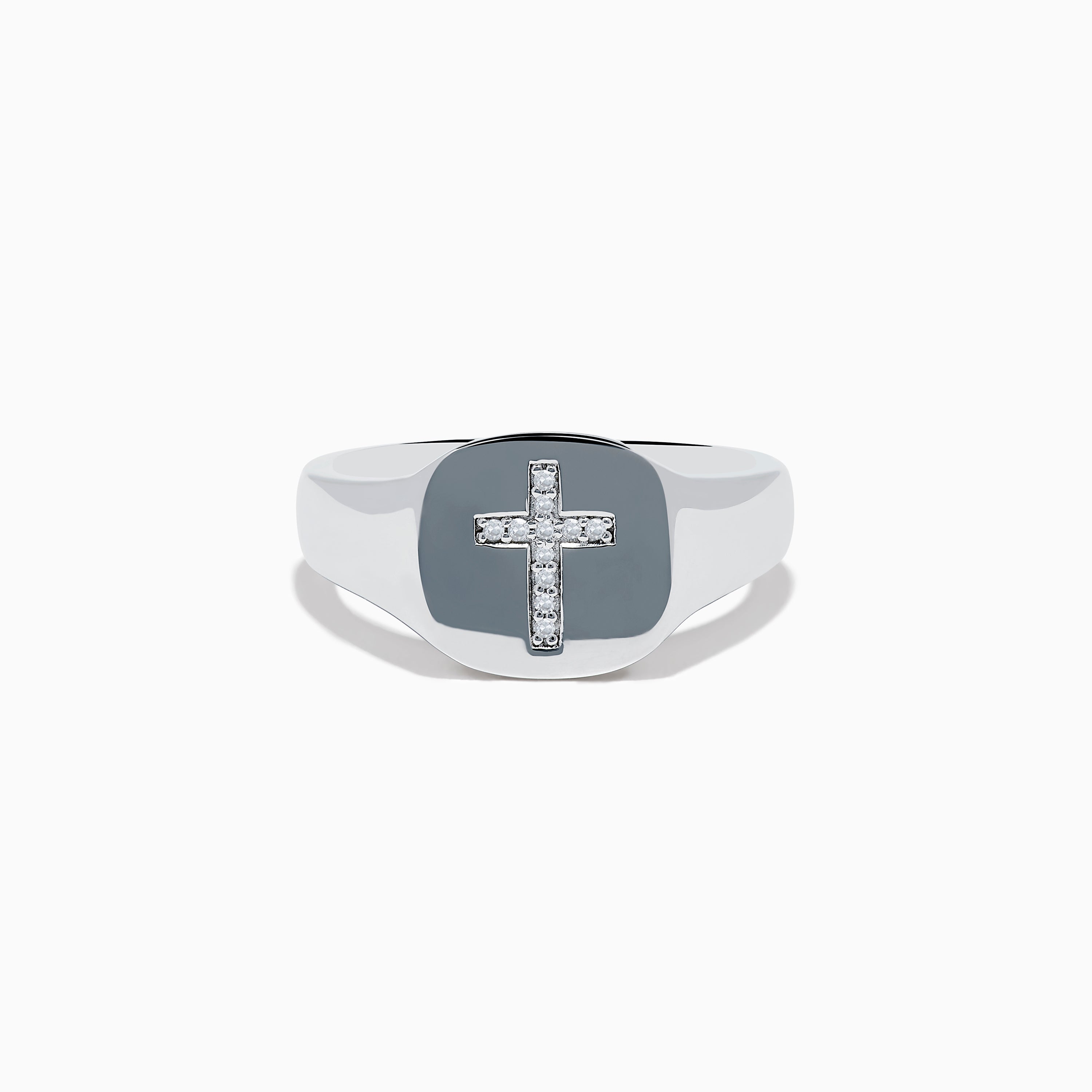 925 Sterling Silver Diamond Cross Ring – effyjewelry.com