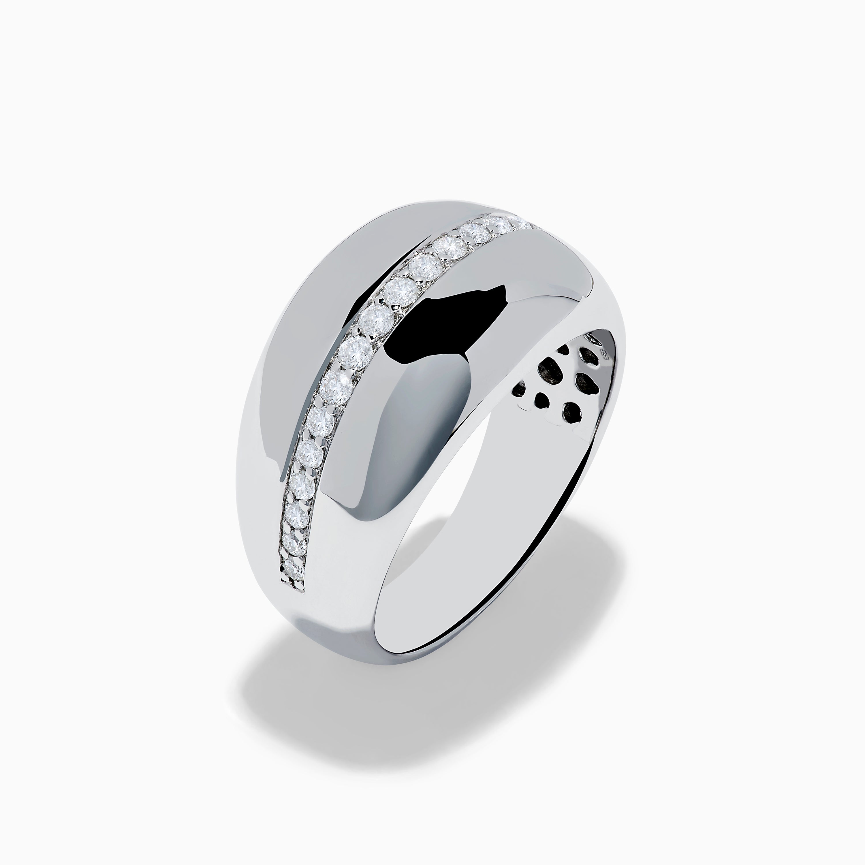 925 Sterling Silver Diamond Wide Dome Ring – effyjewelry.com